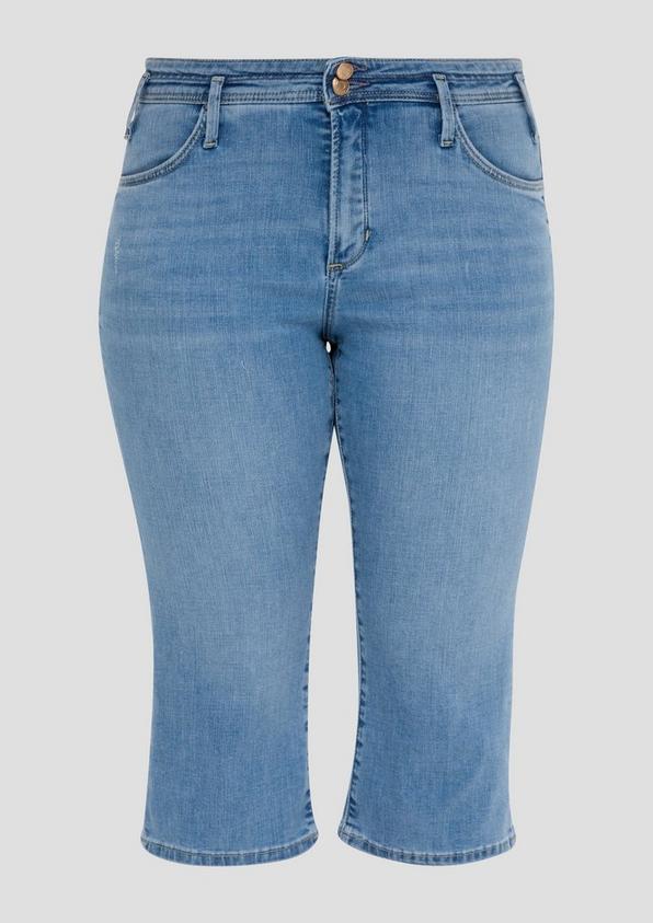 s.Oliver Jeans-Capri / Regular Fit / Mid Rise / Slim Leg