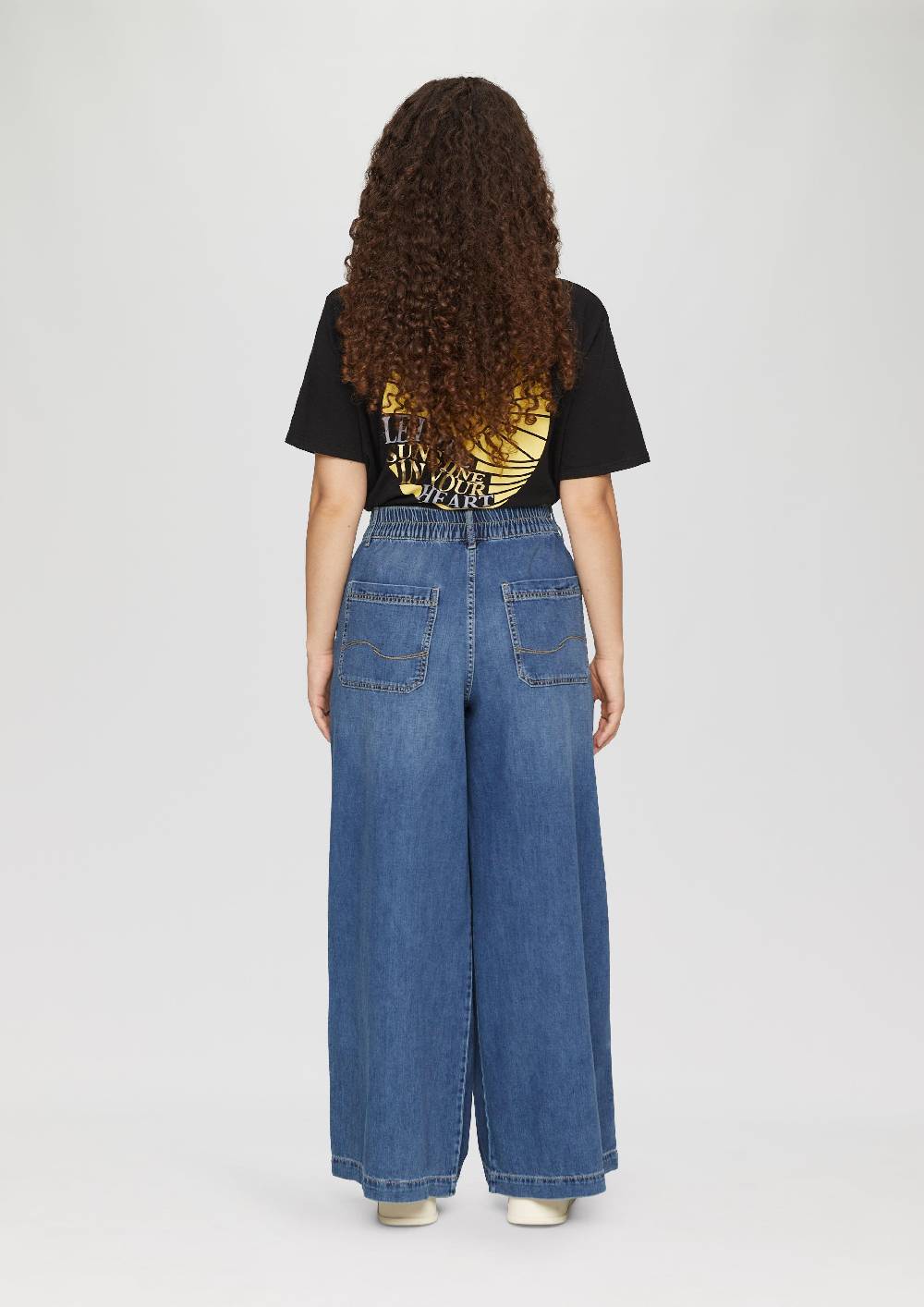S.Oliver Jeans / Mid Rise / Wide Leg / Elastischer Bund