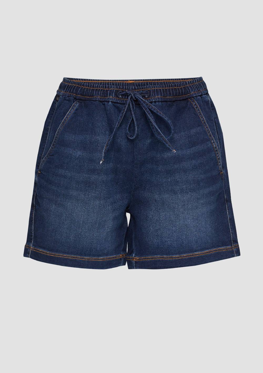 S.Oliver Jeans-Short / Mid Rise / Elastikbund