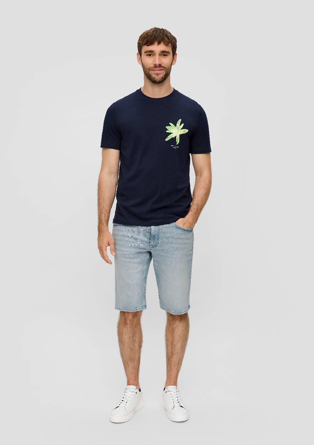 S.Oliver Jeans-Shorts / Straight Leg / High Rise