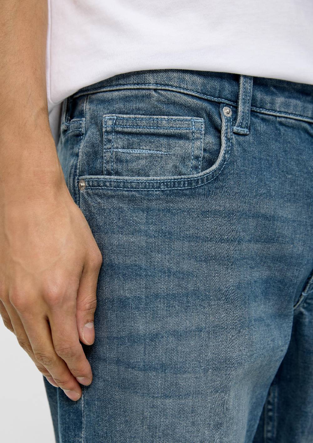 S.Oliver Jeans-Shorts / Straight Leg / High Rise