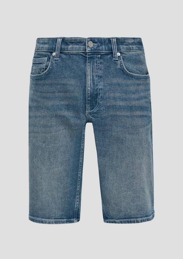 s.Oliver Jeans-Shorts / Straight Leg / High Rise
