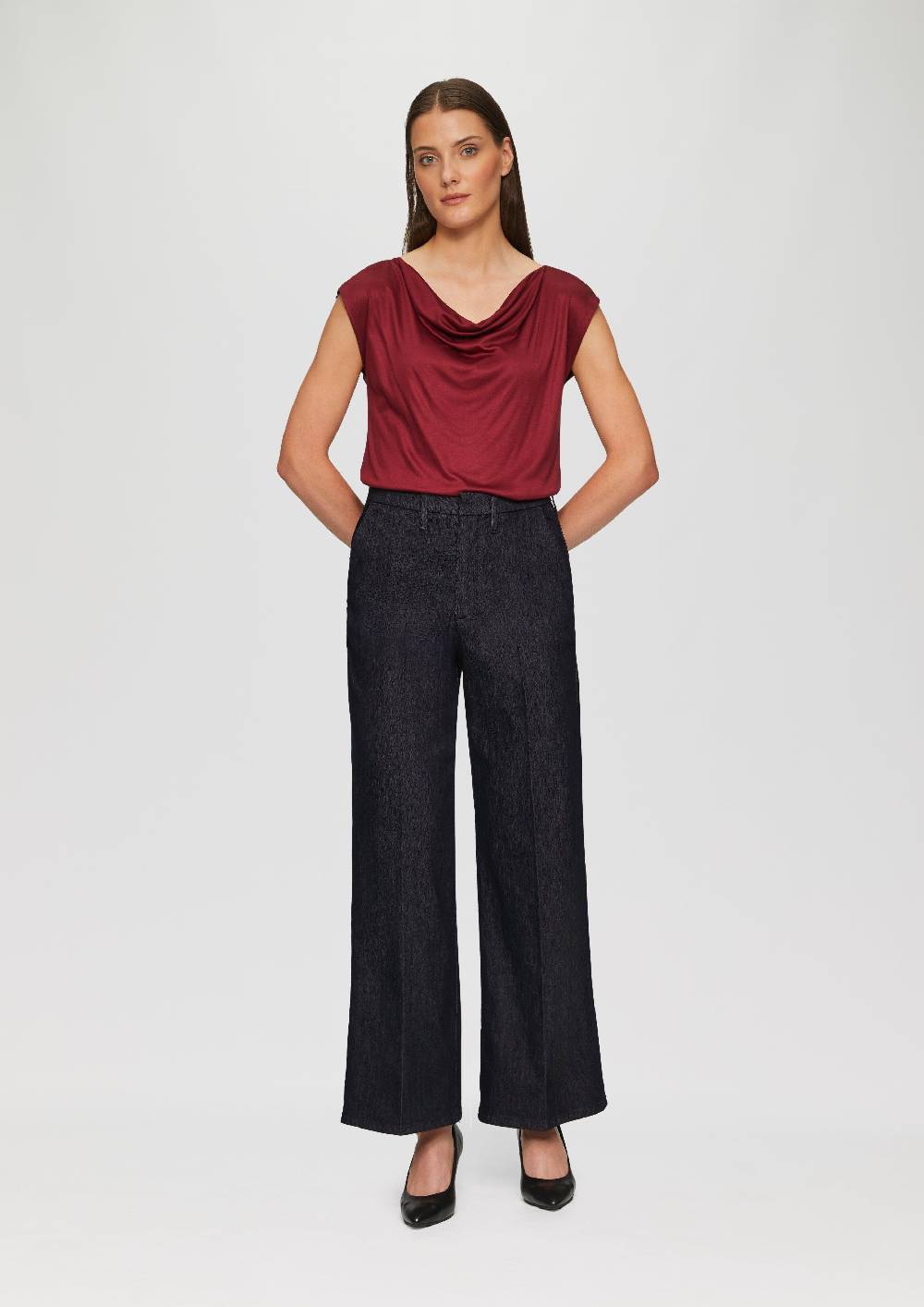 S.Oliver Jeans Suri / Regular Fit / High Rise / Wide Leg