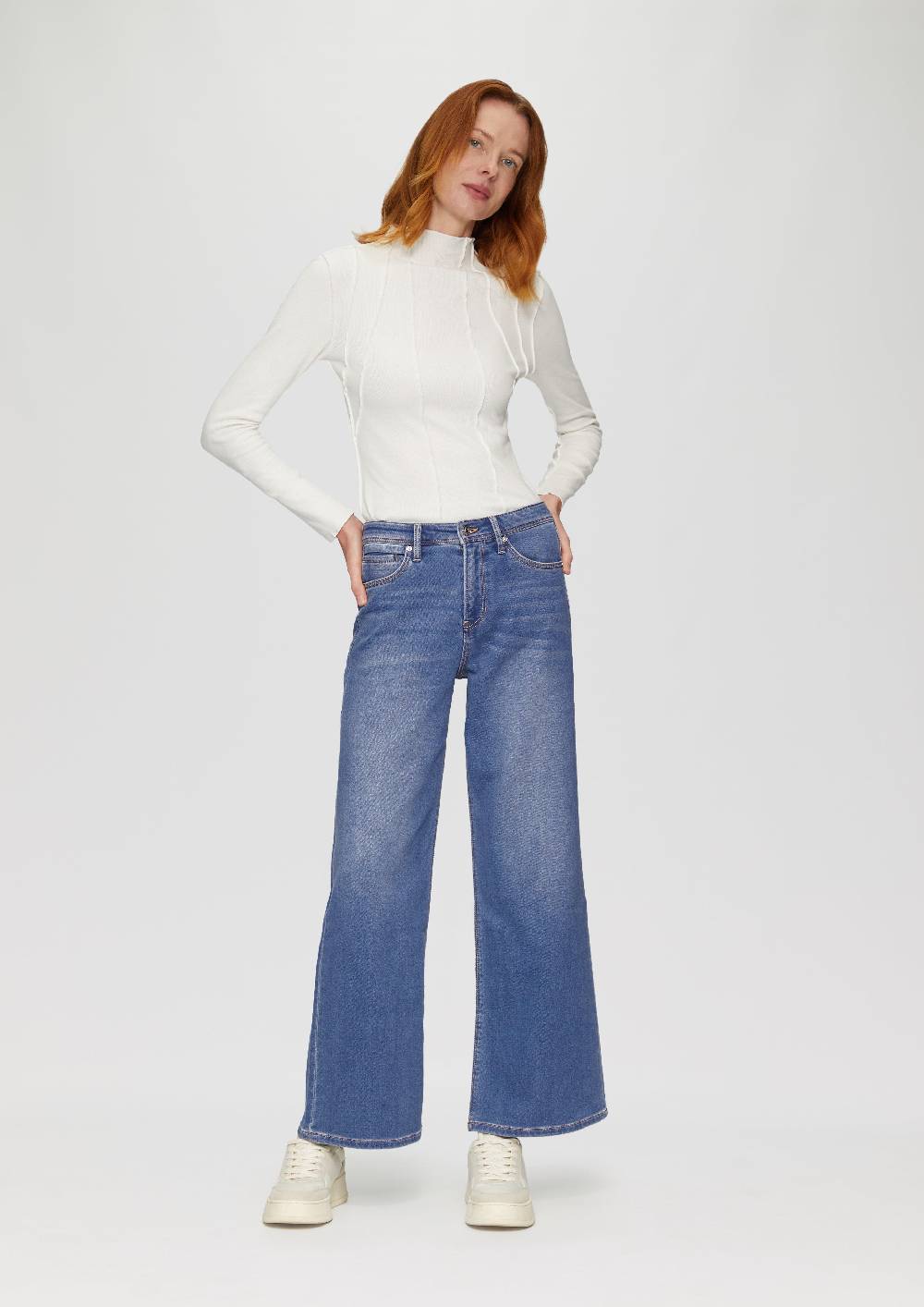 S.Oliver Jeans Suri / Regular Fit / Mid Rise / Wide Leg