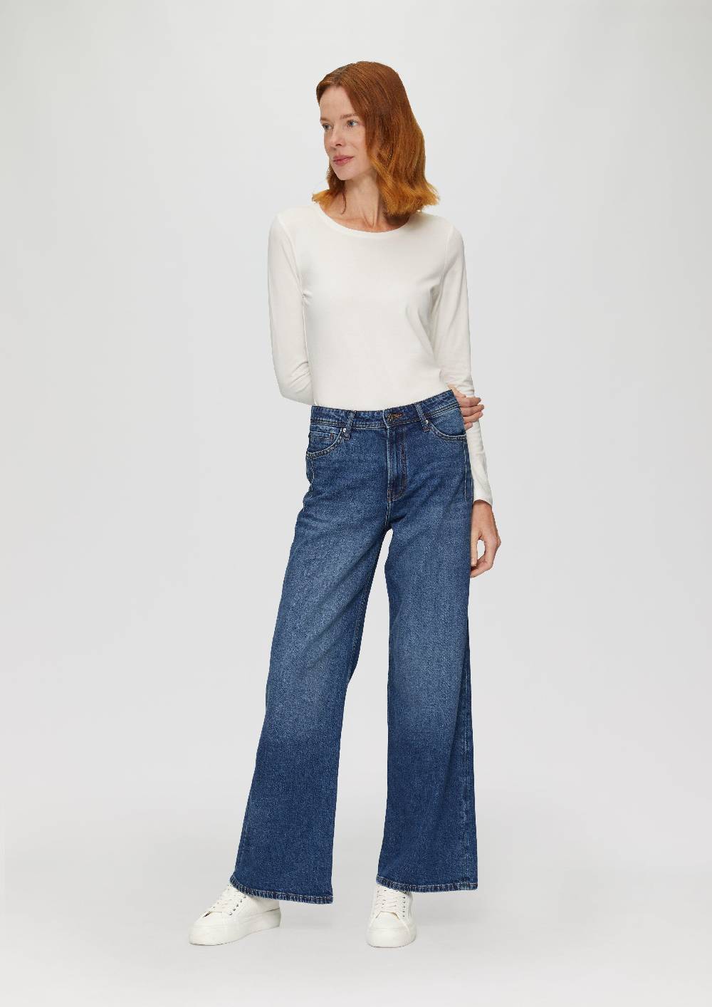 S.Oliver Jeans Suri / Regular Fit / Mid Rise / Wide Leg