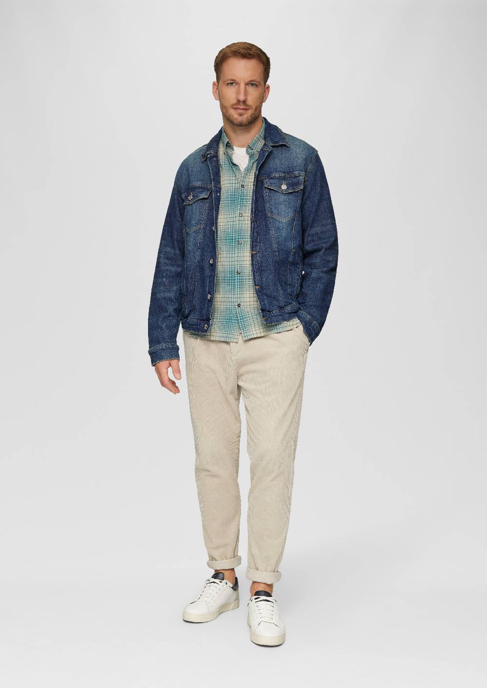 S.Oliver Jeansjacke Aus Baumwollstretch