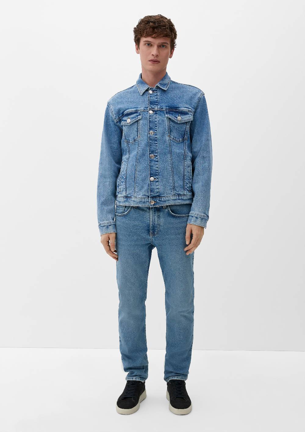 S.Oliver Jeansjacke Mit Brusttaschen