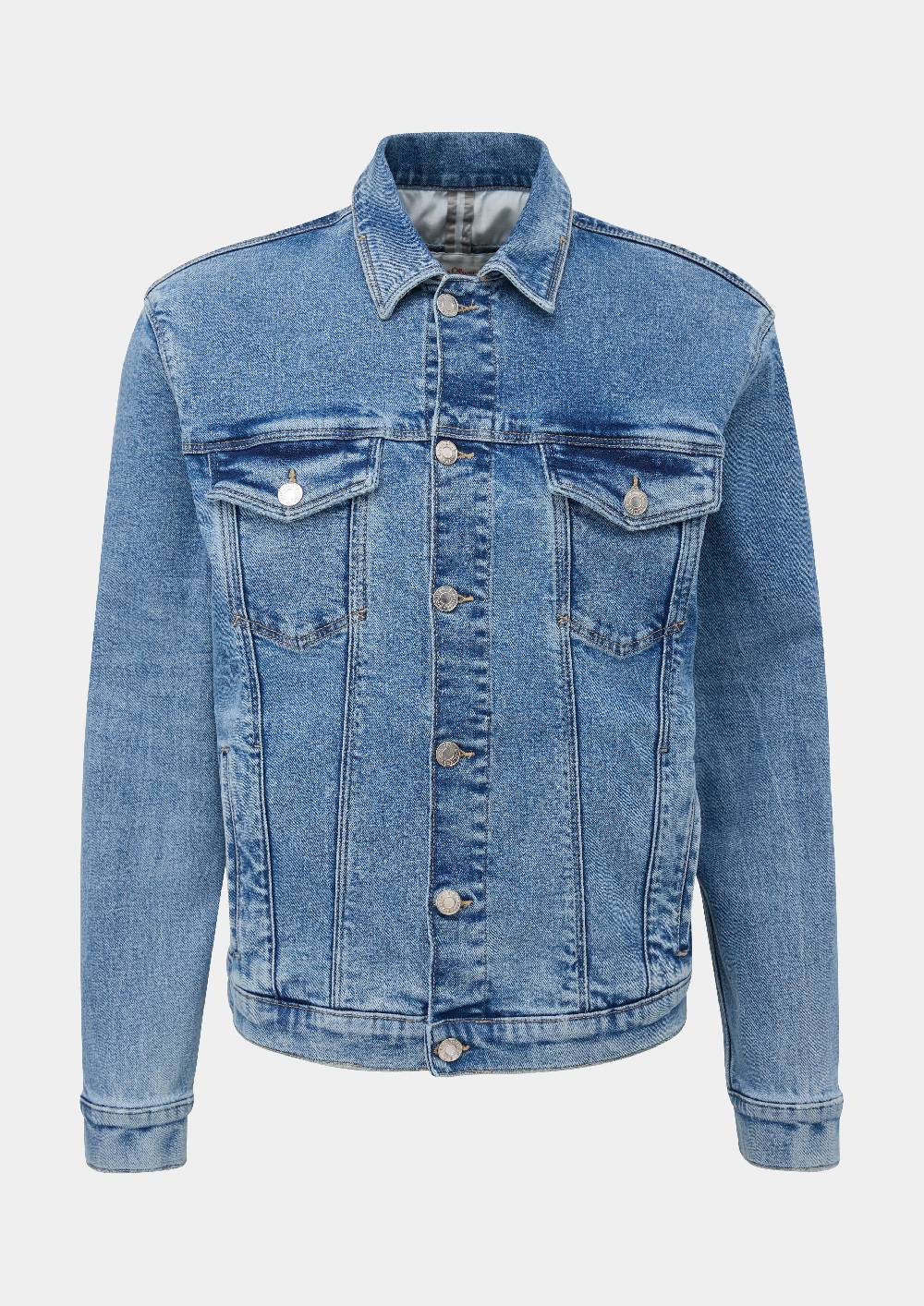 S.Oliver Jeansjacke Mit Brusttaschen