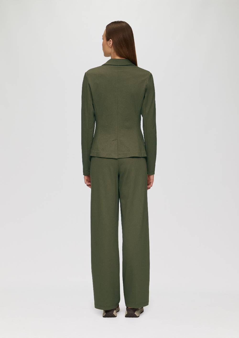 S.Oliver Jersey-Blazer Mit Twillstruktur