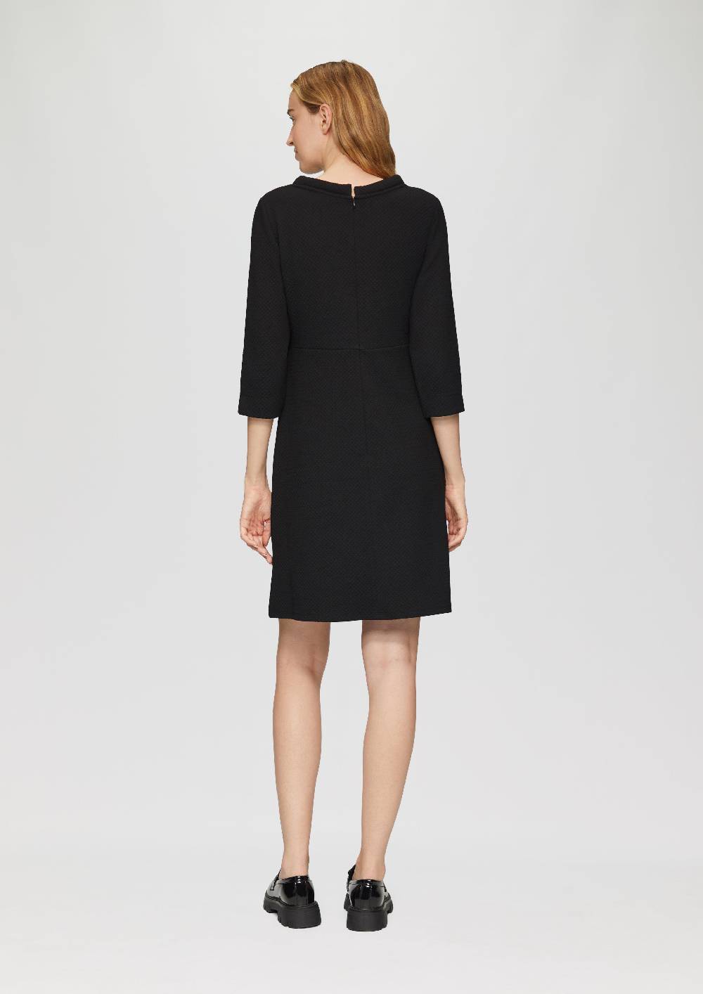 S.Oliver Jersey-Kleid Mit Musterstruktur