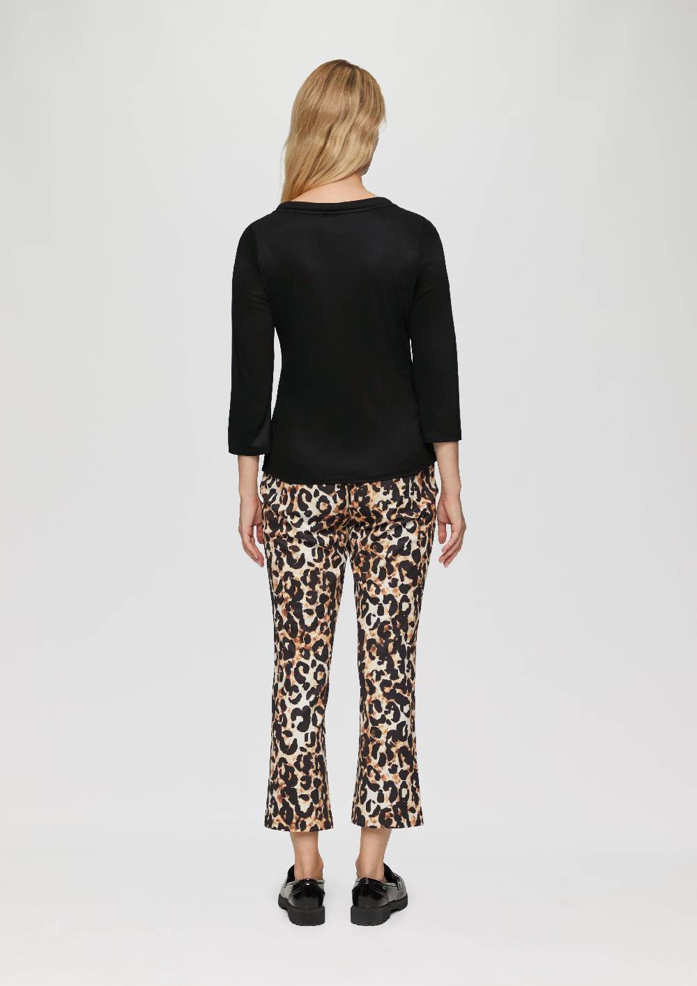 S.Oliver Jersey-Shirt Mit Stehkragen