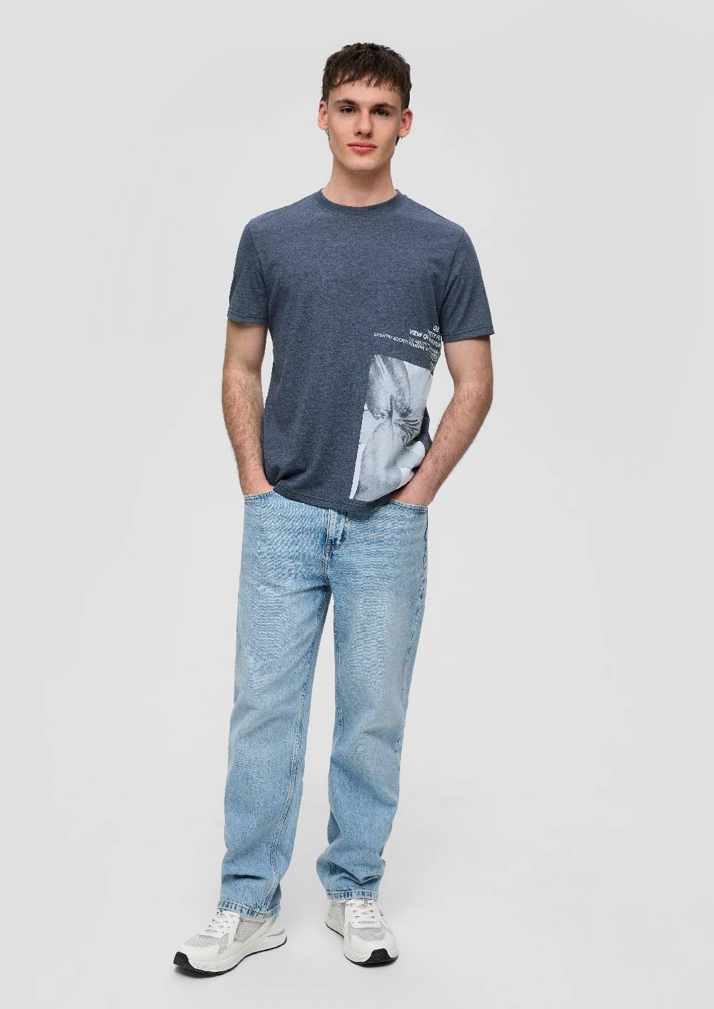 S.Oliver Jersey T-Shirt Mit Frontprint