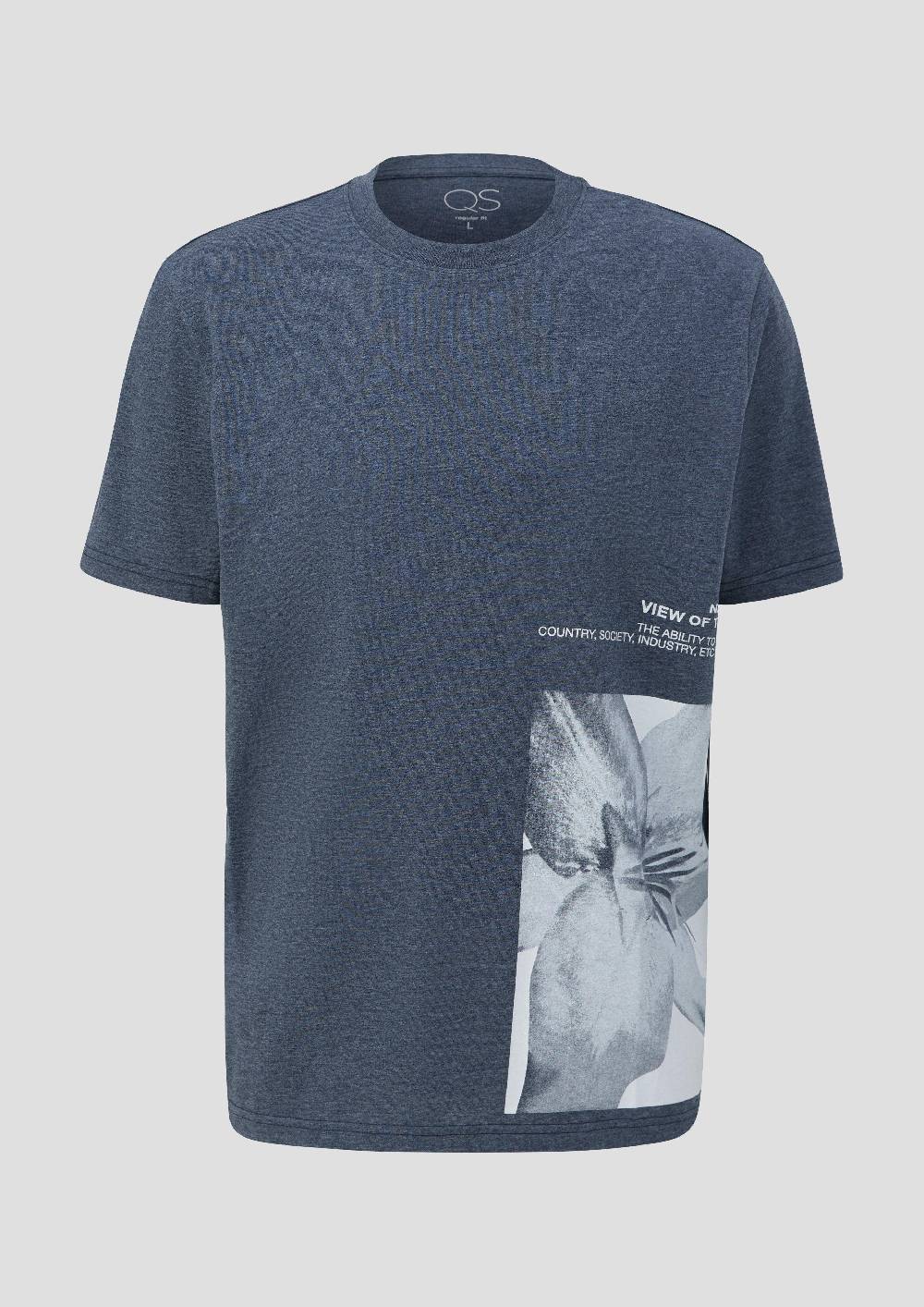 S.Oliver Jersey T-Shirt Mit Frontprint