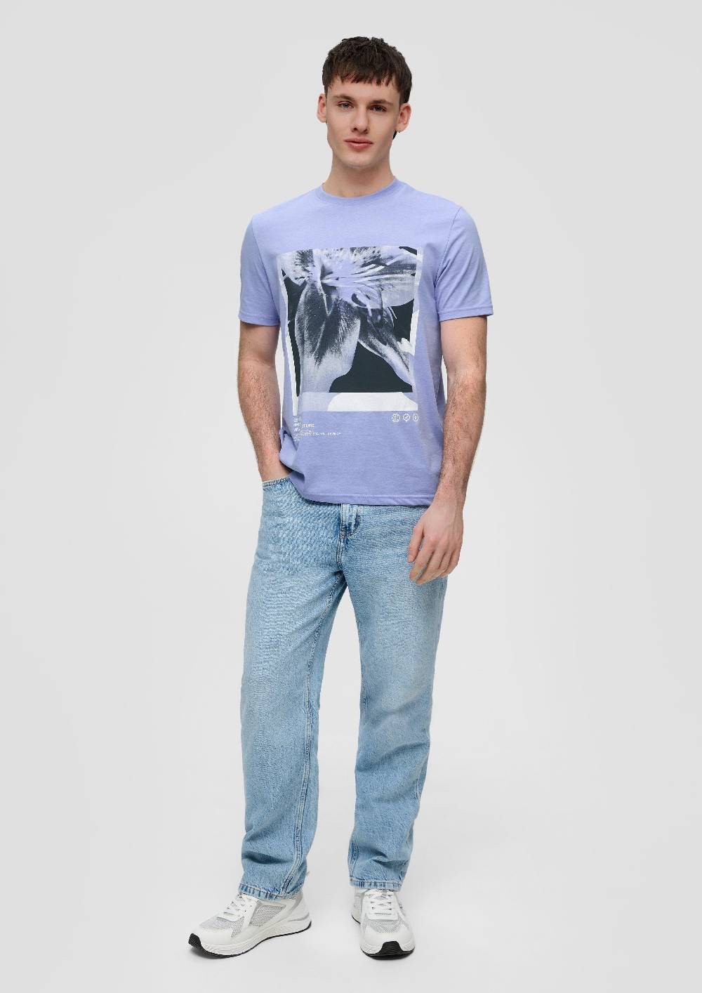 S.Oliver Jersey T-Shirt Mit Frontprint