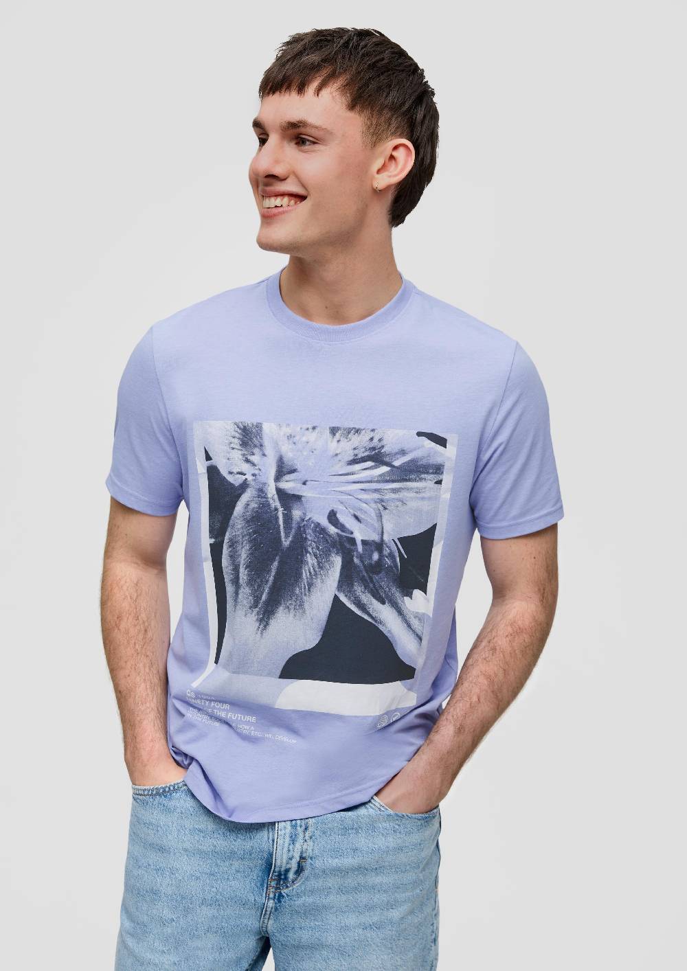 S.Oliver Jersey T-Shirt Mit Frontprint