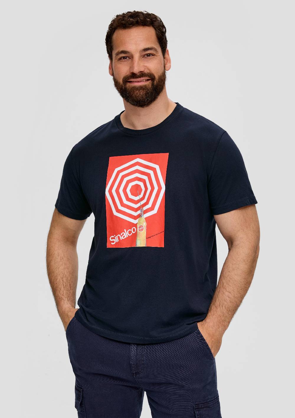 S.Oliver Jersey-T-Shirt Mit Sinalco®-Print