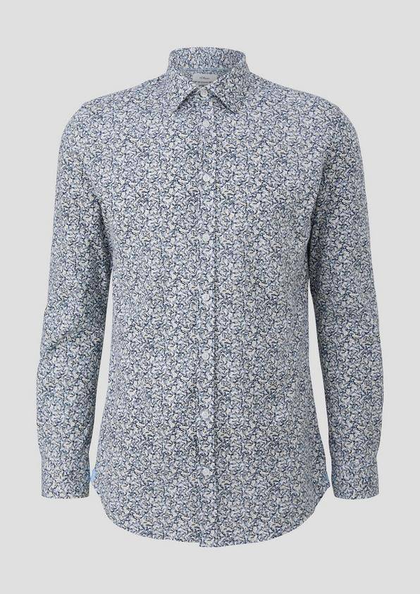 s.Oliver Jerseyhemd mit All-over-Print