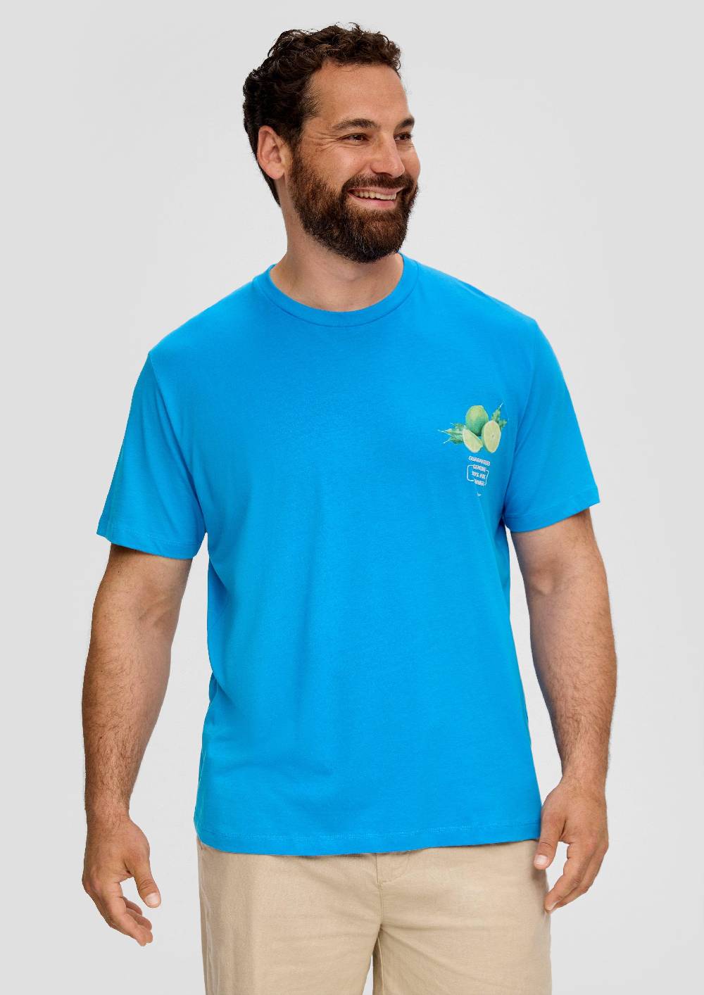 S.Oliver Jerseyshirt Mit Artwork