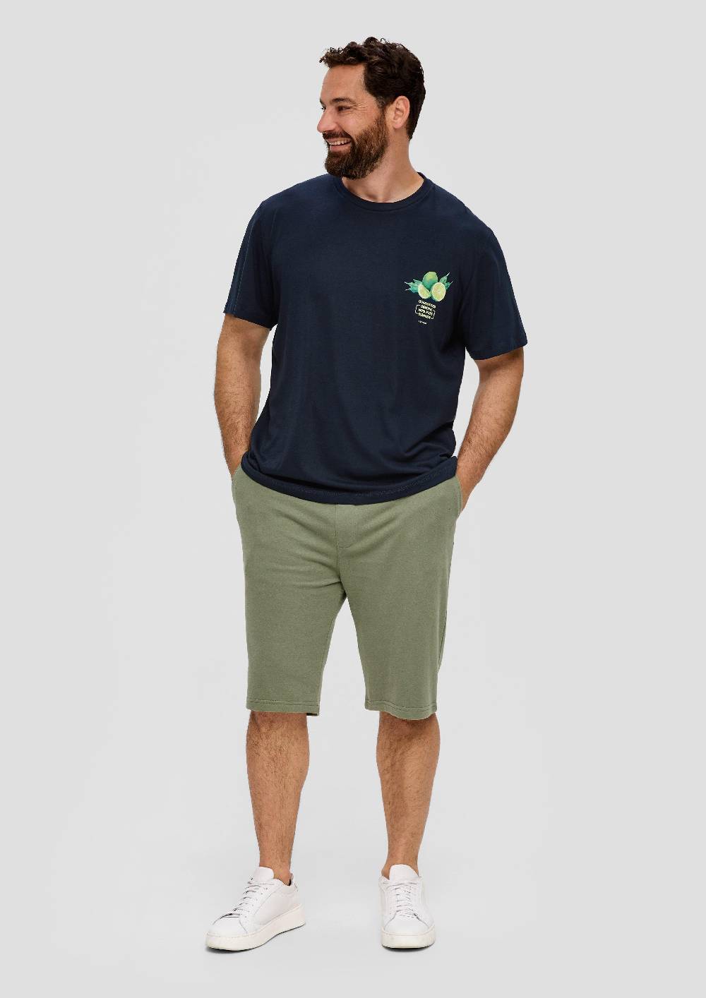 S.Oliver Jerseyshirt Mit Artwork