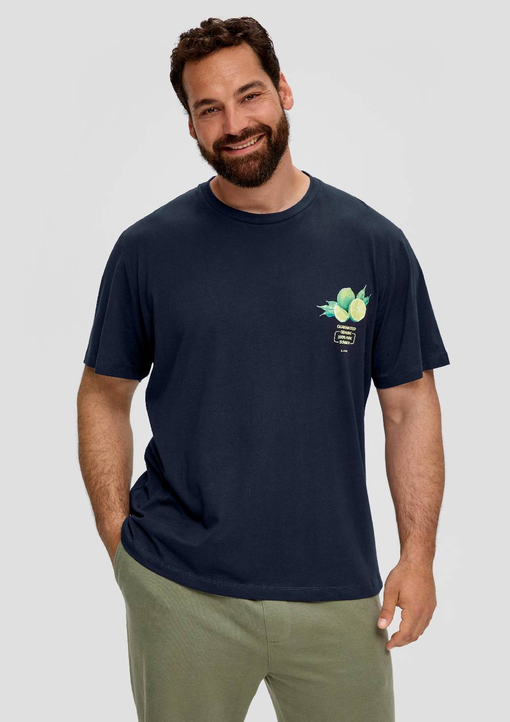 S.Oliver Jerseyshirt Mit Artwork