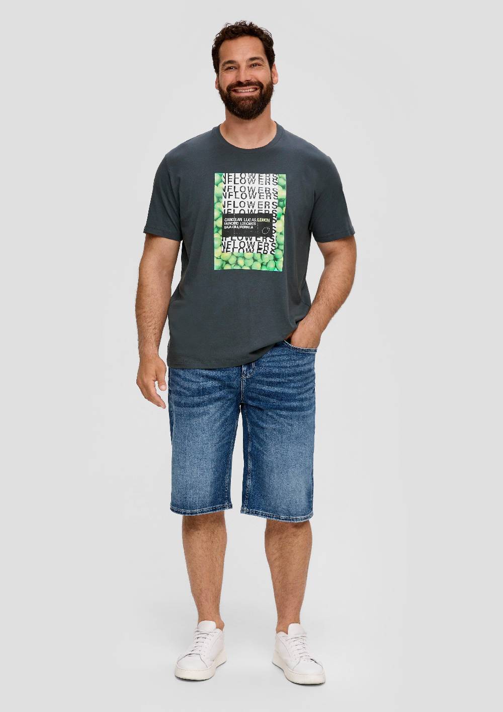 S.Oliver Jerseyshirt Mit Artwork