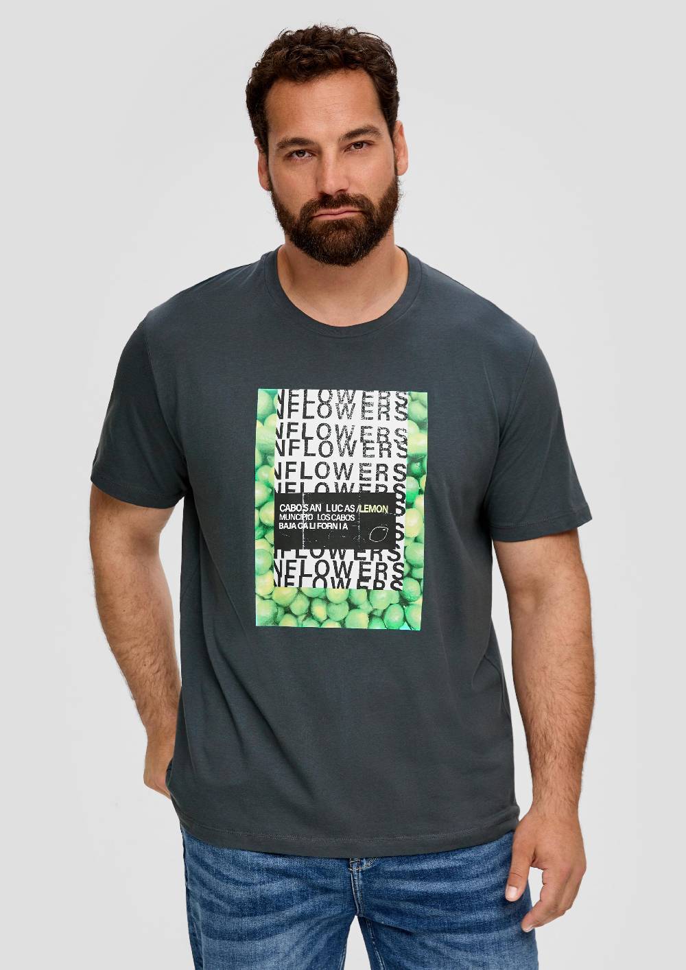 S.Oliver Jerseyshirt Mit Artwork