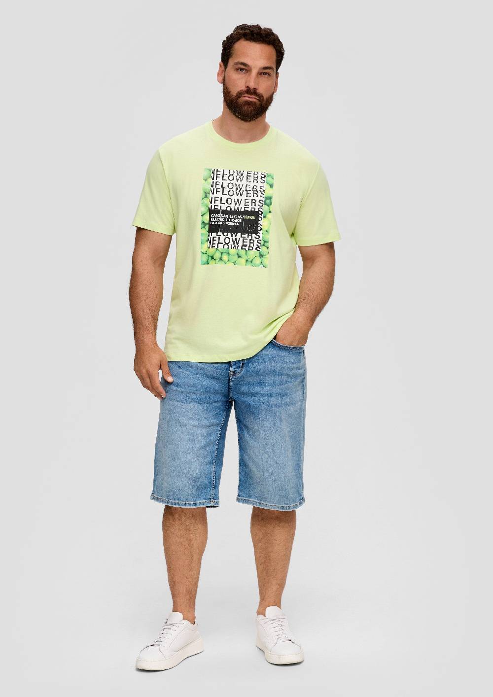 S.Oliver Jerseyshirt Mit Artwork