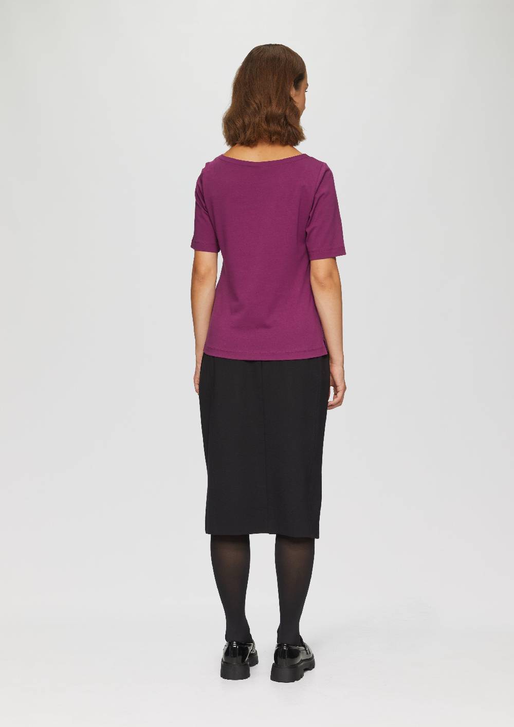 S.Oliver Jerseyshirt Mit Glänzendem Frontprint