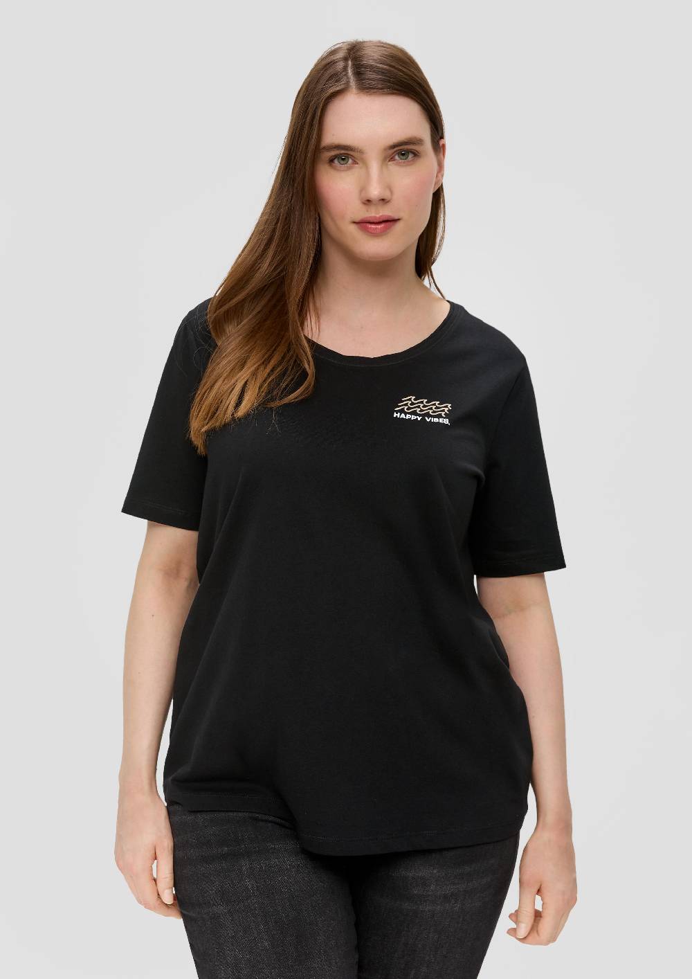 S.Oliver Jerseyshirt Mit Printdetail