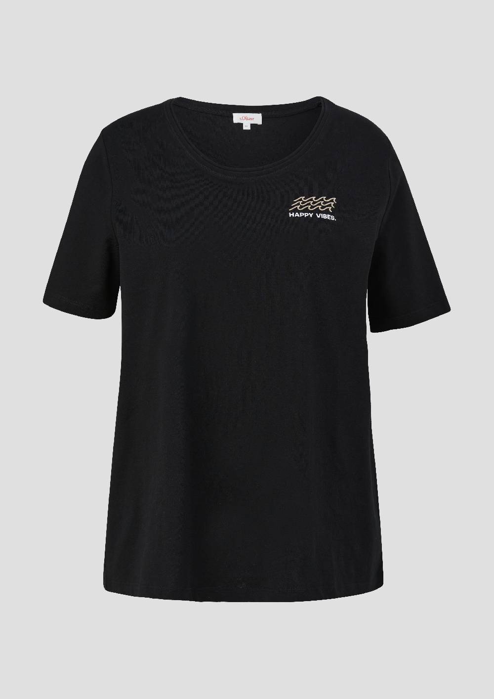 S.Oliver Jerseyshirt Mit Printdetail