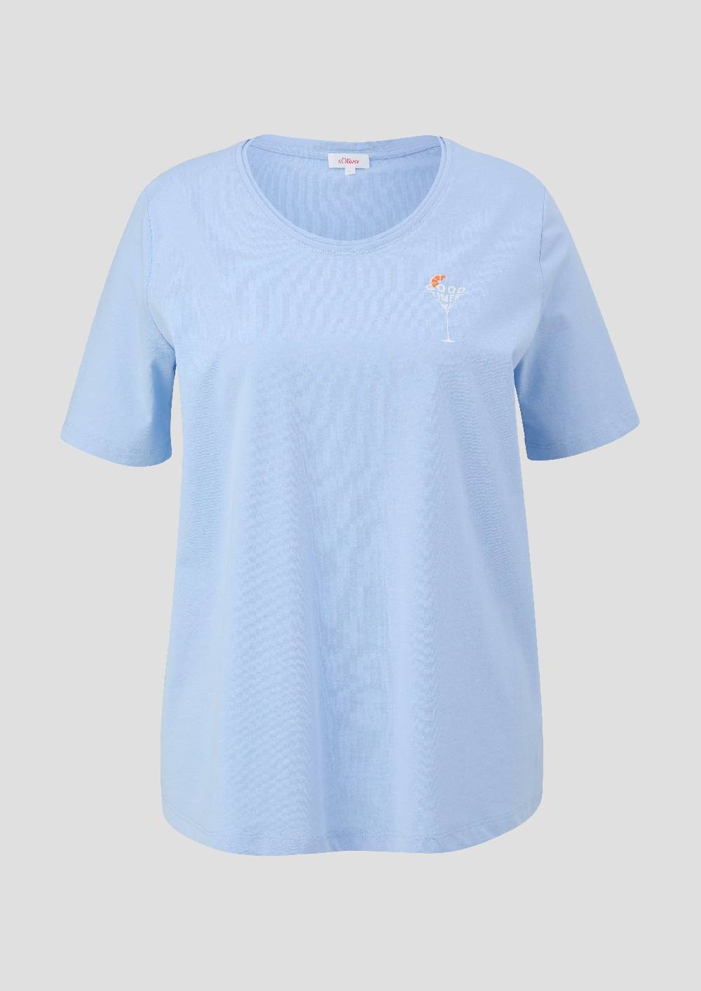 S.Oliver Jerseyshirt Mit Printdetail