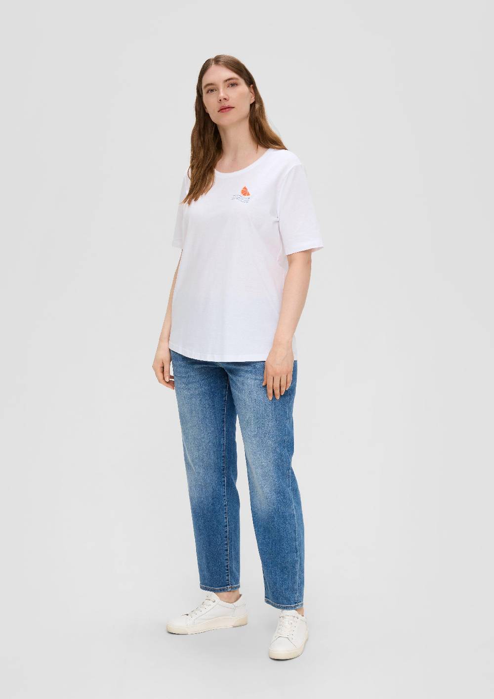 S.Oliver Jerseyshirt Mit Printdetail