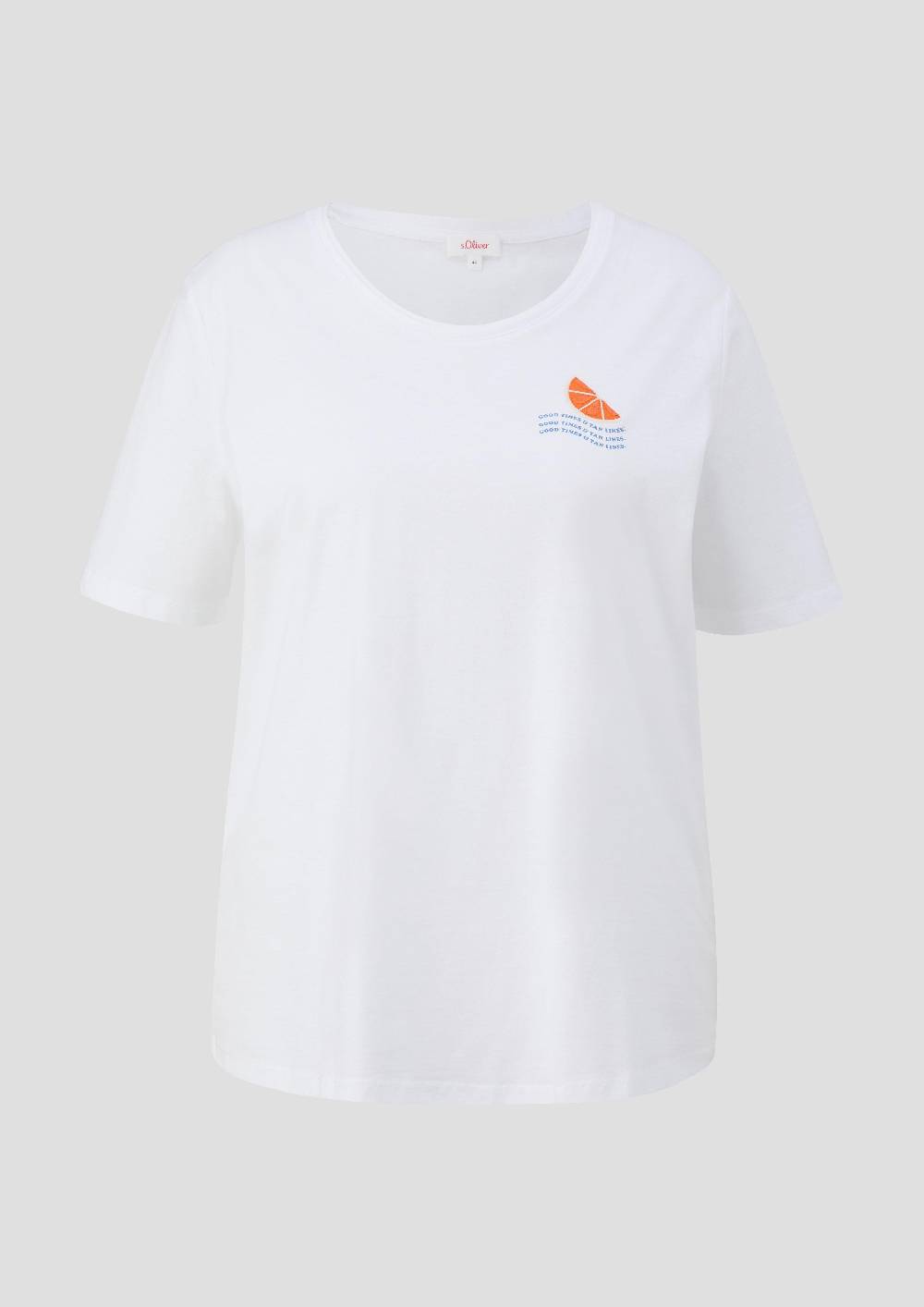 S.Oliver Jerseyshirt Mit Printdetail