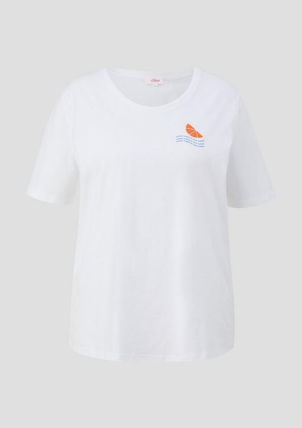 S.Oliver Jerseyshirt Mit Printdetail