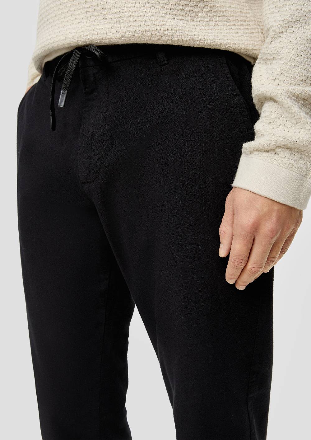 S.Oliver Jogger: Twill-Hose Im Regular Fit