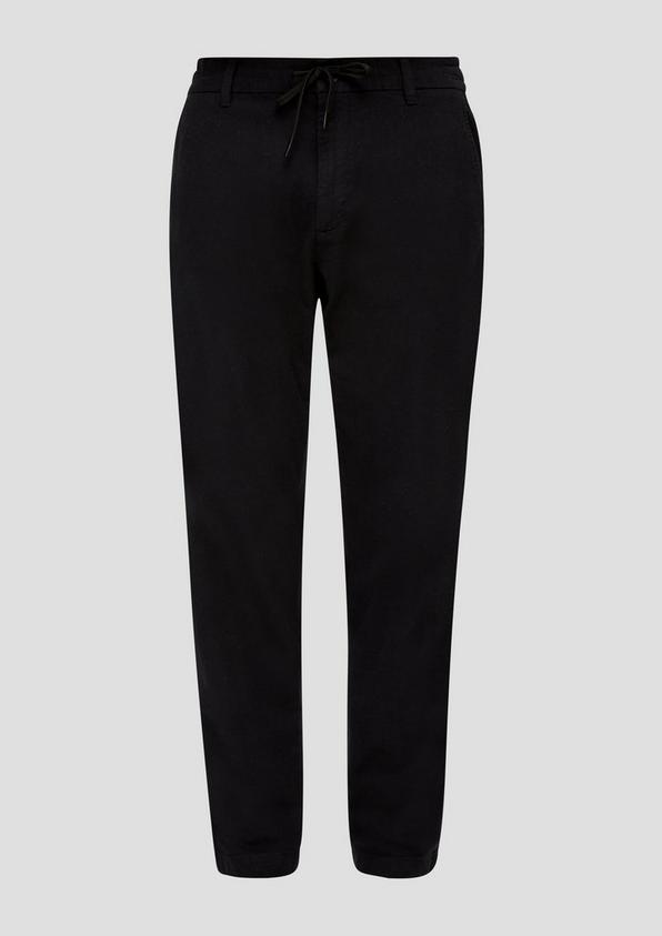 s.Oliver Jogger: Twill-Hose im Regular Fit