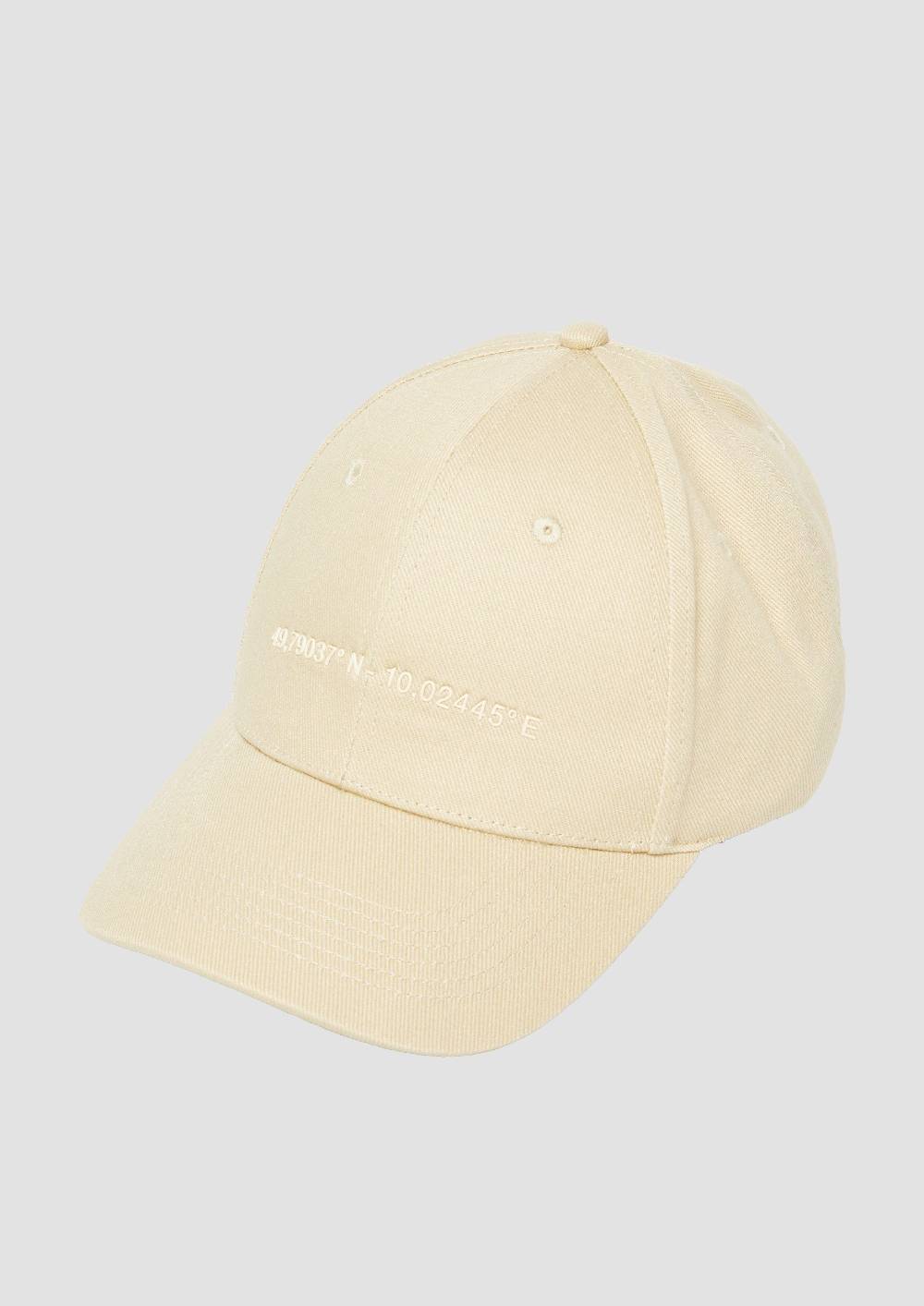 S.Oliver Kappe Mit Koordinaten-Stickerei