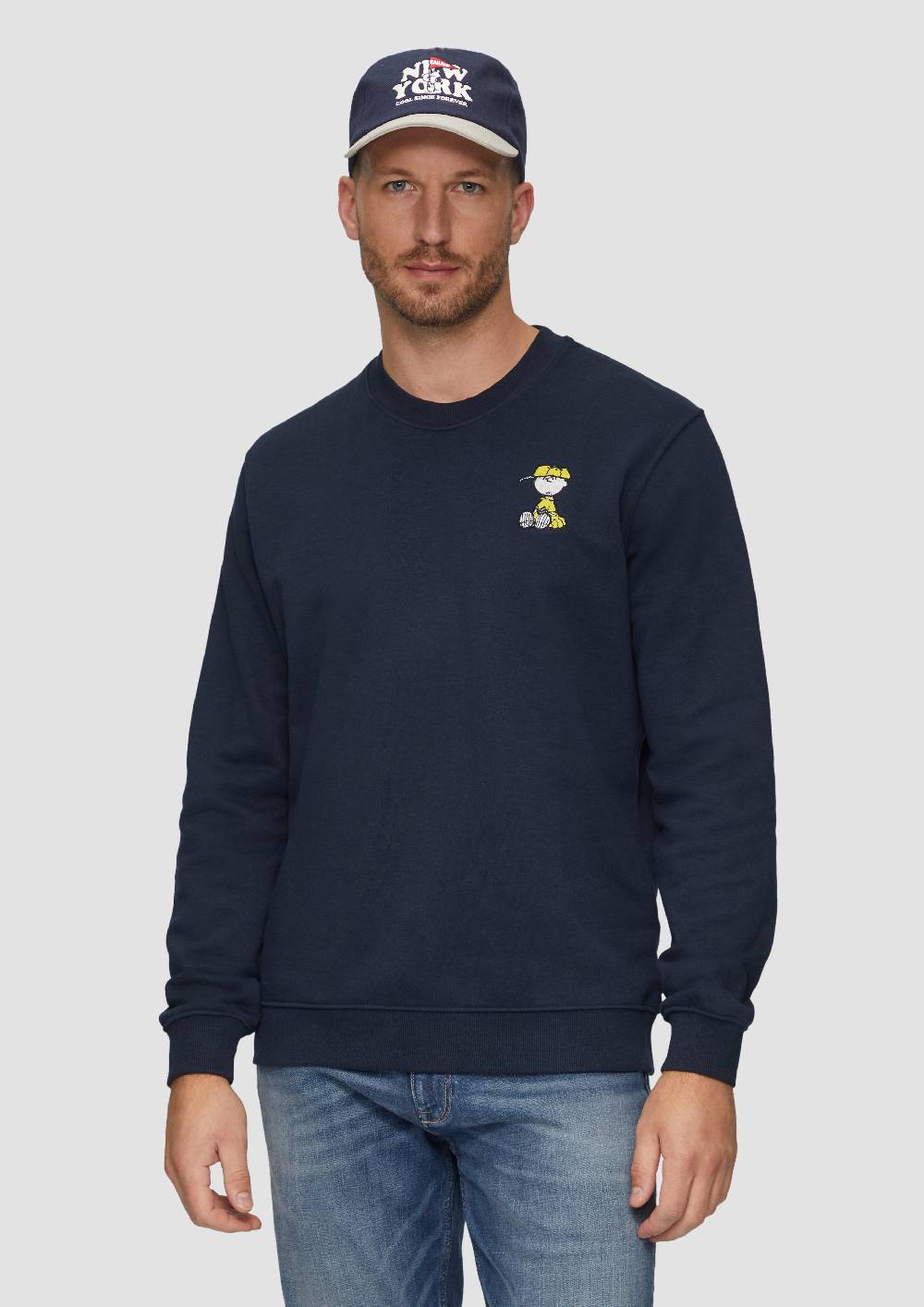 S.Oliver Kappe Mit Peanuts®-Stickerei
