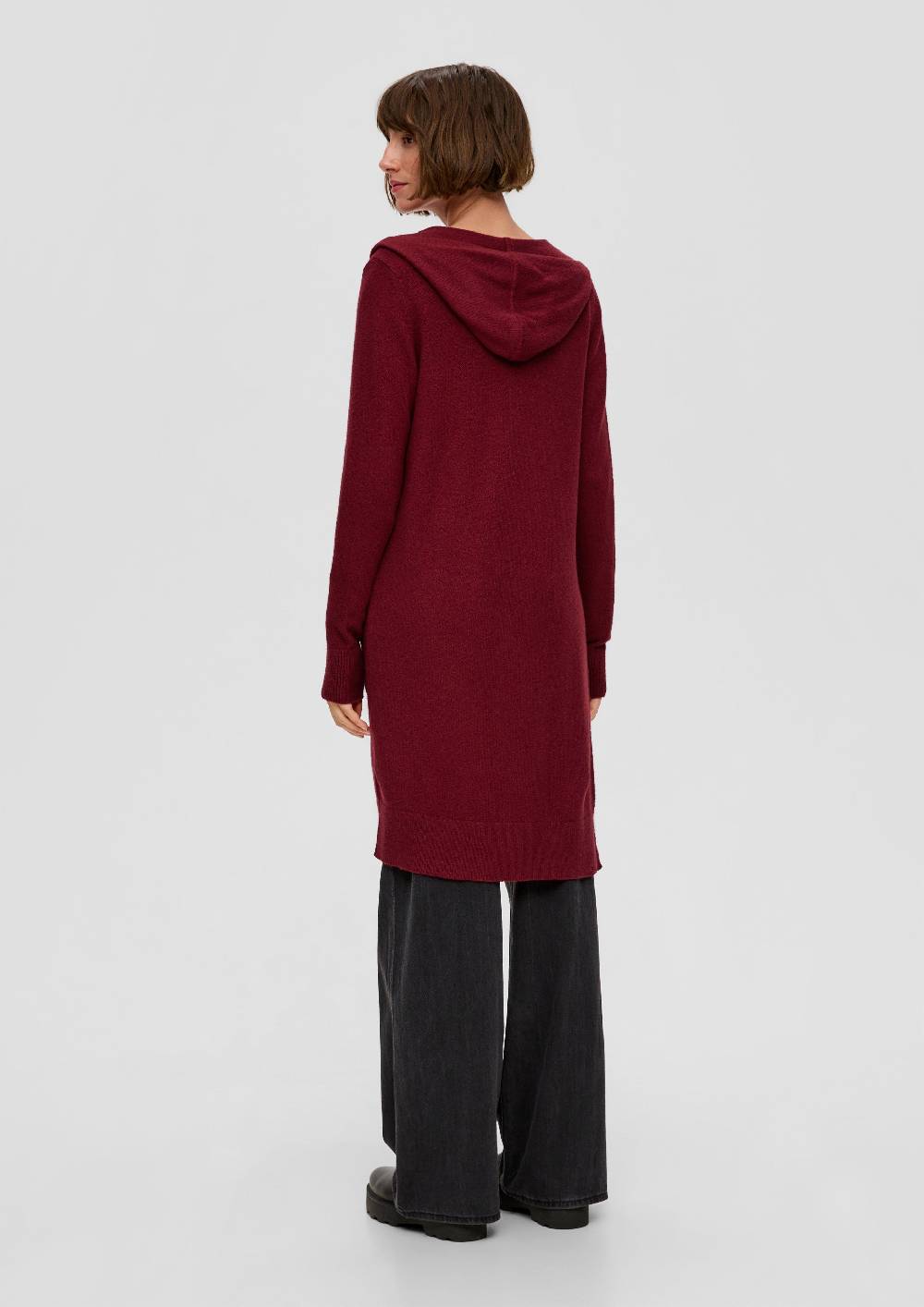 S.Oliver Kapuzen-Cardigan Mit Wolle