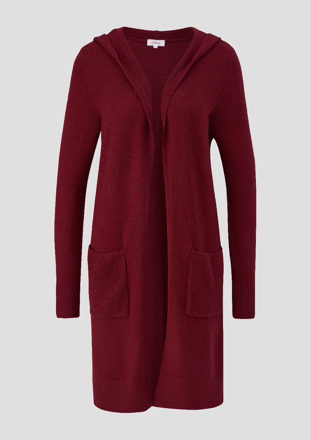 S.Oliver Kapuzen-Cardigan Mit Wolle