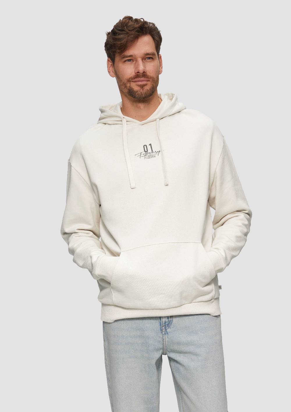 S.Oliver Kapuzen-Sweatshirt Mit Frontprint