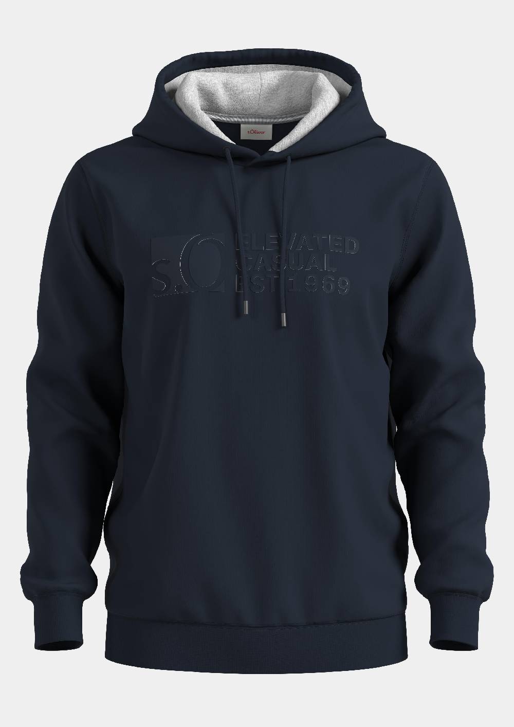 S.Oliver Kapuzen-Sweatshirt Mit Logo-Print