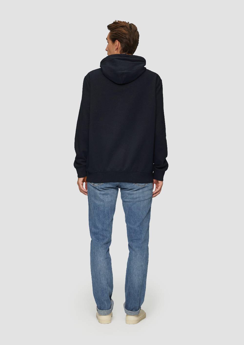 S.Oliver Kapuzen-Sweatshirt Mit Logo-Print