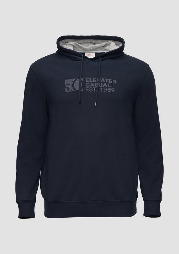 s.Oliver Kapuzen-Sweatshirt mit Logo-Print