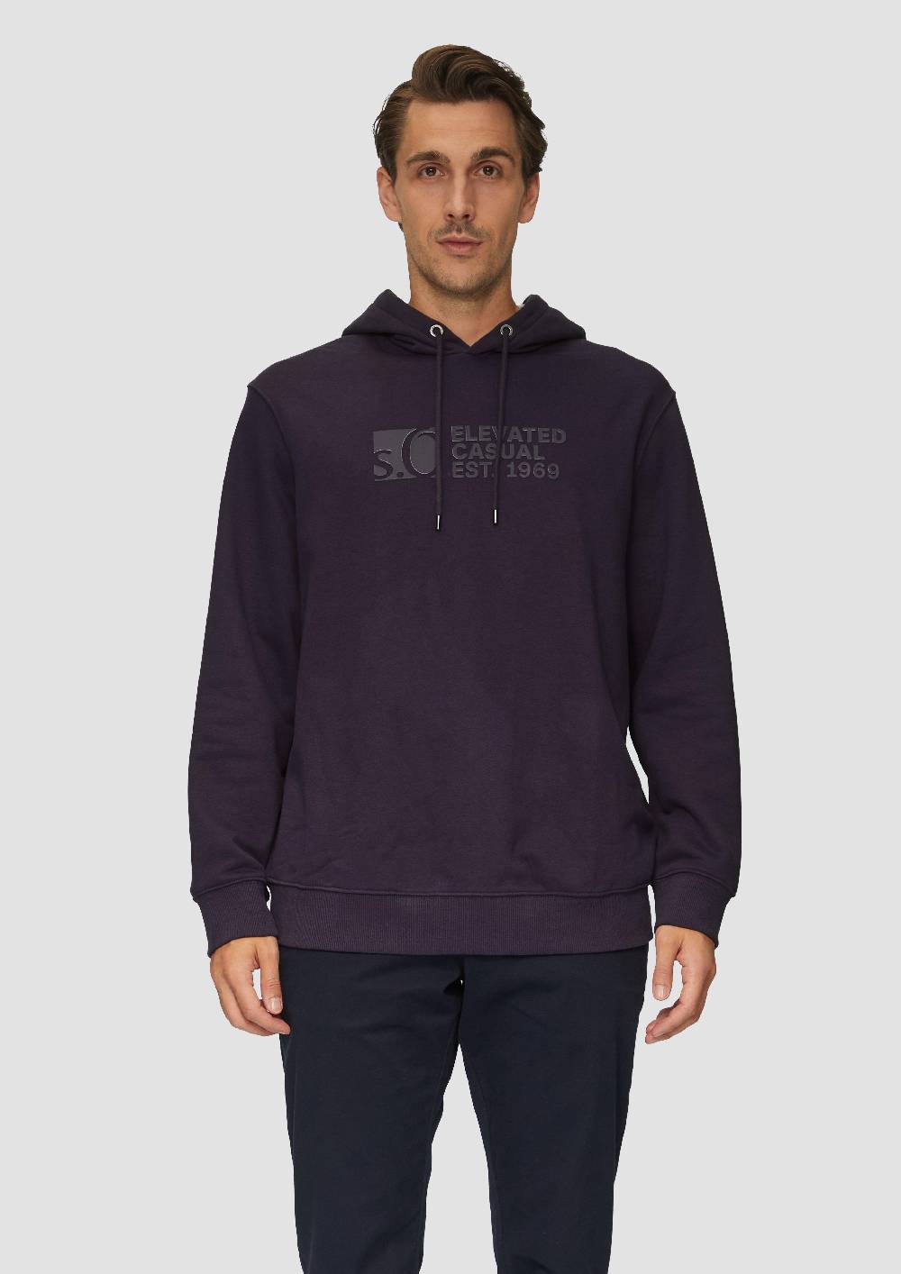 S.Oliver Kapuzen-Sweatshirt Mit Logo-Print