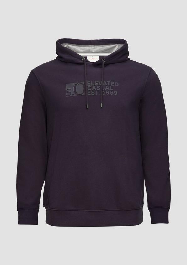 s.Oliver Kapuzen-Sweatshirt mit Logo-Print