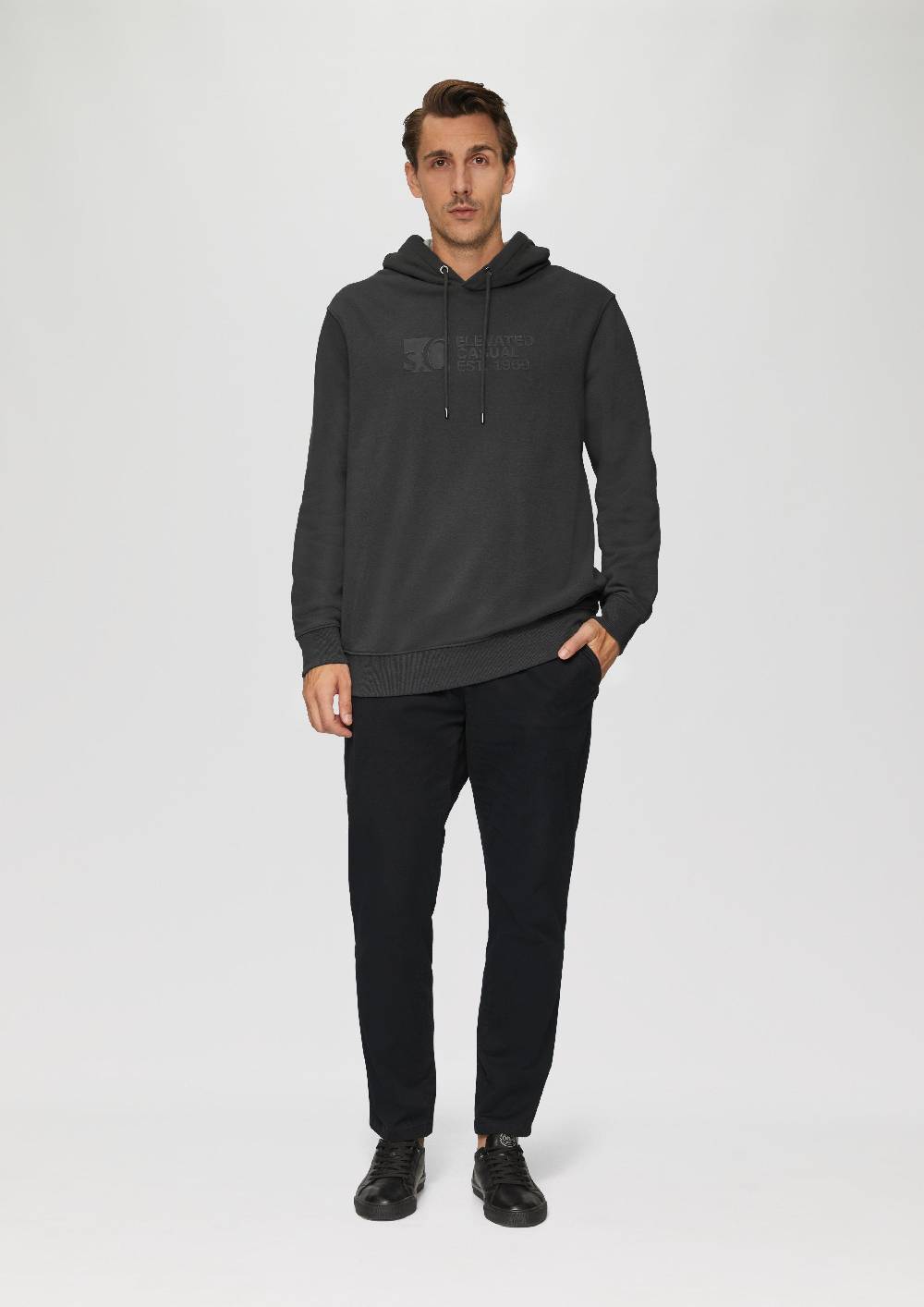 S.Oliver Kapuzen-Sweatshirt Mit Logo-Print