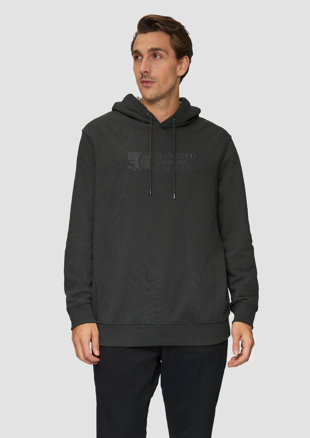 S.Oliver Kapuzen-Sweatshirt Mit Logo-Print