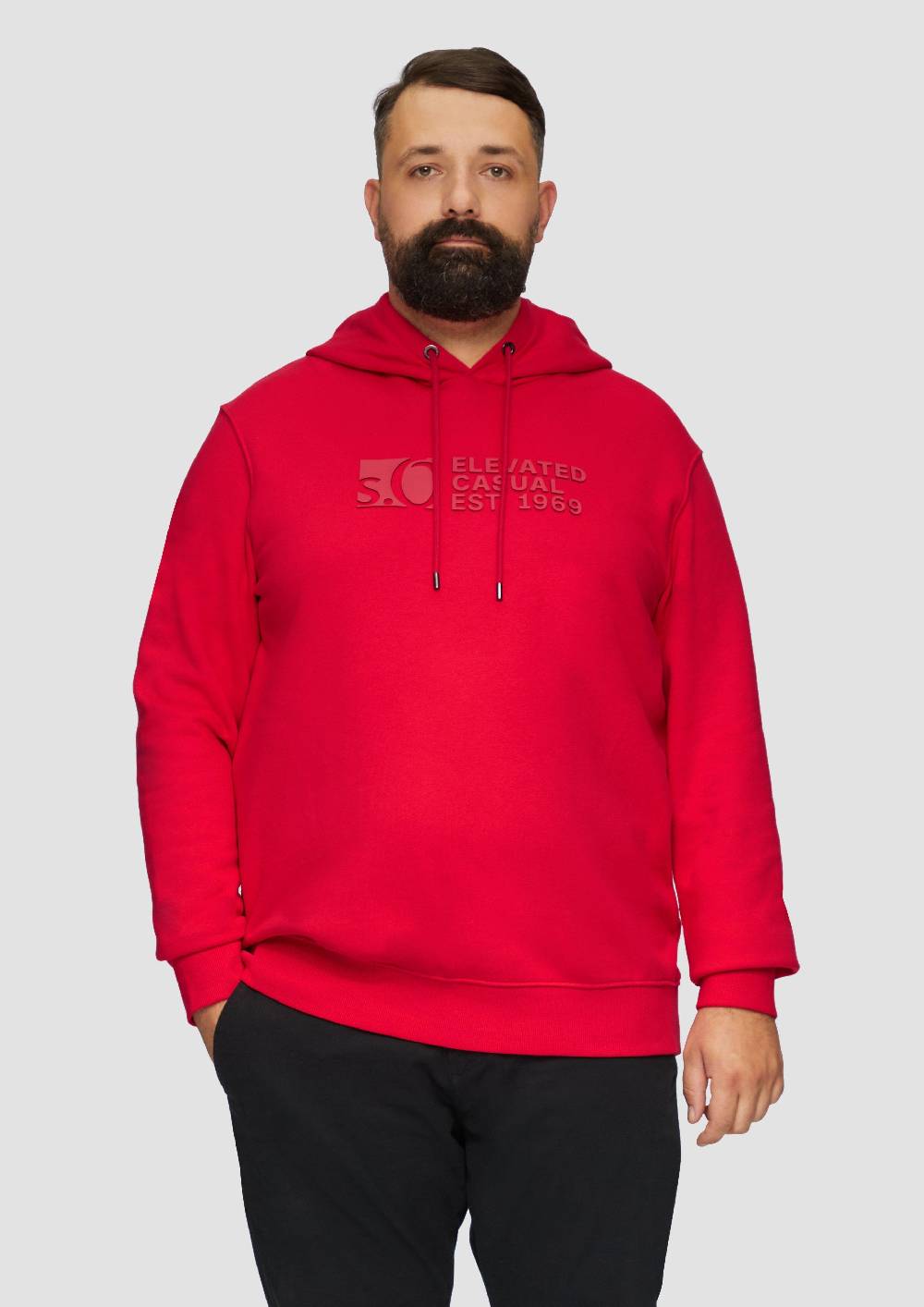 S.Oliver Kapuzen-Sweatshirt Mit Logo-Print