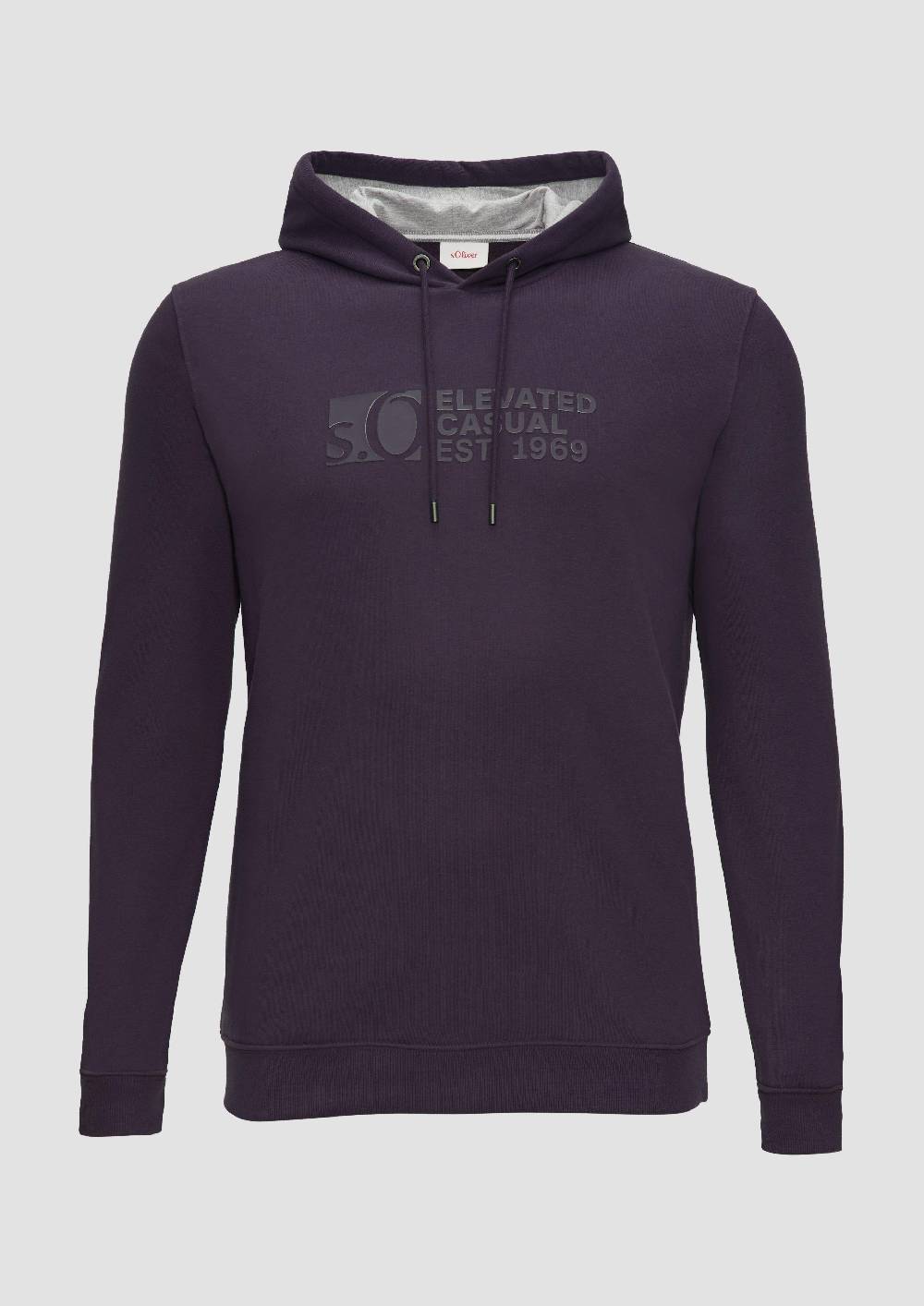 S.Oliver Kapuzen-Sweatshirt Mit Logo-Print